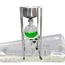 Factory price vacuum filter with glass collection flask